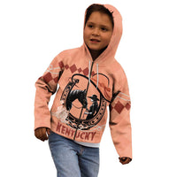Personalized Kentucky Horse Racing Kid Hoodie Beauty and The Horse Orange Version LT01