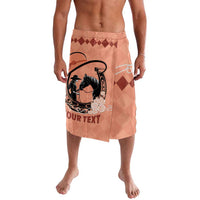 Personalized Kentucky Horse Racing Lavalava Beauty and The Horse Orange Version LT01
