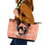 Personalized Kentucky Horse Racing 2024 Leather Tote Bag Beauty and The Horse Orange Version