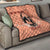 Personalized Kentucky Horse Racing Quilt Beauty and The Horse Orange Version LT01