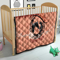 Personalized Kentucky Horse Racing Quilt Beauty and The Horse Orange Version LT01