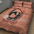 Personalized Kentucky Horse Racing Quilt Bed Set Beauty and The Horse Orange Version LT01