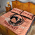 Personalized Kentucky Horse Racing Quilt Bed Set Beauty and The Horse Orange Version LT01