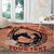 Personalized Kentucky Horse Racing Round Carpet Beauty and The Horse Orange Version LT01