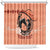 Personalized Kentucky Horse Racing Shower Curtain Beauty and The Horse Orange Version LT01
