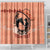 Personalized Kentucky Horse Racing Shower Curtain Beauty and The Horse Orange Version LT01