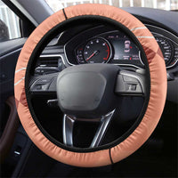 Kentucky Horse Racing Steering Wheel Cover Beauty and The Horse Orange Version LT01
