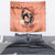 Personalized Kentucky Horse Racing Tapestry Beauty and The Horse Orange Version LT01