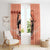 Personalized Kentucky Horse Racing Window Curtain Beauty and The Horse Orange Version LT01