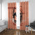 Personalized Kentucky Horse Racing Window Curtain Beauty and The Horse Orange Version LT01