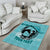 Personalized Kentucky Horse Racing Area Rug Beauty and The Horse Teal Version LT01