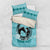 Personalized Kentucky Horse Racing Bedding Set Beauty and The Horse Teal Version LT01