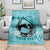 Personalized Kentucky Horse Racing Blanket Beauty and The Horse Teal Version LT01