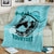 Personalized Kentucky Horse Racing 2024 Blanket Beauty and The Horse Teal Version