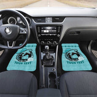 Personalized Kentucky Horse Racing Car Mats Beauty and The Horse Teal Version LT01