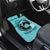 Personalized Kentucky Horse Racing Car Mats Beauty and The Horse Teal Version LT01