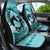Personalized Kentucky Horse Racing 2024 Car Seat Cover Beauty and The Horse Teal Version