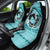 Personalized Kentucky Horse Racing Car Seat Cover Beauty and The Horse Teal Version LT01