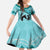 Personalized Kentucky Horse Racing Family Matching Long Sleeve Bodycon Dress and Hawaiian Shirt Beauty and The Horse Teal Version LT01