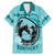 Personalized Kentucky Horse Racing Family Matching Mermaid Dress and Hawaiian Shirt Beauty and The Horse Teal Version LT01
