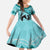 Personalized Kentucky Horse Racing Family Matching Puletasi and Hawaiian Shirt Beauty and The Horse Teal Version LT01