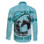 Personalized Kentucky Horse Racing Family Matching Puletasi and Hawaiian Shirt Beauty and The Horse Teal Version LT01