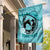 Personalized Kentucky Horse Racing Garden Flag Beauty and The Horse Teal Version LT01