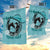 Personalized Kentucky Horse Racing Garden Flag Beauty and The Horse Teal Version LT01
