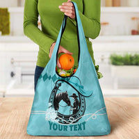 Kentucky Horse Racing Grocery Bag Beauty and The Horse Teal Version LT01