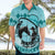 Personalized Kentucky Horse Racing Hawaiian Shirt Beauty and The Horse Teal Version LT01