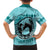 Personalized Kentucky Horse Racing Hawaiian Shirt Beauty and The Horse Teal Version LT01