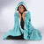 Personalized Kentucky Horse Racing Hooded Blanket Beauty and The Horse Teal Version LT01