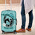 Personalized Kentucky Horse Racing 2024 Luggage Cover Beauty and The Horse Teal Version