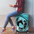 Personalized Kentucky Horse Racing Luggage Cover Beauty and The Horse Teal Version LT01
