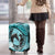 Personalized Kentucky Horse Racing 2024 Luggage Cover Beauty and The Horse Teal Version