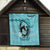 Personalized Kentucky Horse Racing Quilt Beauty and The Horse Teal Version LT01