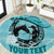 Personalized Kentucky Horse Racing Round Carpet Beauty and The Horse Teal Version LT01