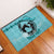 Personalized Kentucky Horse Racing Rubber Doormat Beauty and The Horse Teal Version LT01