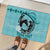 Personalized Kentucky Horse Racing Rubber Doormat Beauty and The Horse Teal Version LT01