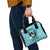 Personalized Kentucky Horse Racing 2024 Shoulder Handbag Beauty and The Horse Teal Version