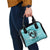 Personalized Kentucky Horse Racing Shoulder Handbag Beauty and The Horse Teal Version LT01