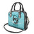 Personalized Kentucky Horse Racing Shoulder Handbag Beauty and The Horse Teal Version LT01