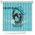 Personalized Kentucky Horse Racing 2024 Shower Curtain Beauty and The Horse Teal Version