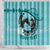 Personalized Kentucky Horse Racing Shower Curtain Beauty and The Horse Teal Version LT01