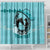 Personalized Kentucky Horse Racing Shower Curtain Beauty and The Horse Teal Version LT01