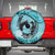 Personalized Kentucky Horse Racing Spare Tire Cover Beauty and The Horse Teal Version LT01