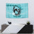 Personalized Kentucky Horse Racing Tapestry Beauty and The Horse Teal Version LT01