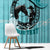 Personalized Kentucky Horse Racing Window Curtain Beauty and The Horse Teal Version LT01