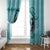Personalized Kentucky Horse Racing Window Curtain Beauty and The Horse Teal Version LT01