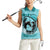 Personalized Kentucky Horse Racing Women Sleeveless Polo Shirt Beauty and The Horse Teal Version LT01